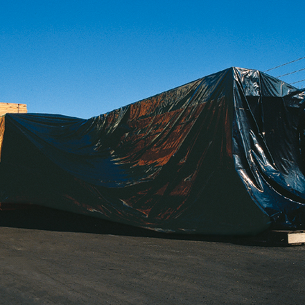 24 x 100' - 4 Mil Black Poly Sheeting