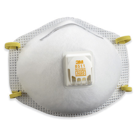 3M<span class='tm'>™</span> - 8511 Dust Respirator with Valve