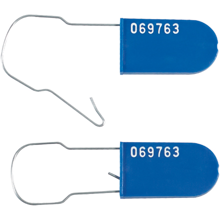 Blue Wire Padlock Seals